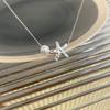 Collar Sencillo de Perlas y Estrella de Mar Femenino Nicho Diseño Único Moda Cadena para Clavícula Lujo Ligero Elegante Exquisito Accesorios de Estrella