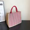 Bolso de clase de gran capacidad y aspecto elegante para mujer, nuevo bolso de viaje portátil combinable con todo, bolso de hombro de lino a la moda 2023