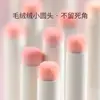 Brocha para Labios de Cabeza Redonda Brocha para Lipstick Brocha para Corrector Brocha de Maquillaje para Mezclar Labios de Niña Brocha para Labios de Maquillaje Portátil