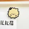 Clip de PP para comida de hamburguesa de dibujos animados, clip acrílico, alto valor estético, clip de etiqueta para estudiantes estilo ins, regalo para niños, decoración de premio