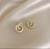 Pendientes de Plata de Ley 925, Exquisitos Pendientes de Pedrería, Borlas de Moda Coreana de Alta Gama, Pendientes de Lujo Sencillos, Pendientes de Perlas para Mujer