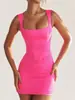 Estilo Socialite Francês Vestido Preto Pequeno Halterneck de Alta Qualidade Sexy Gola de Ombro a Ombro Cintura Fina Sem Costas Vestido Curto para Mulheres