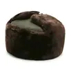 Chapéu de inverno para homens de meia-idade e idosos, um chapéu externo quente com forro de fleece, adequado para esquiar e proteger as orelhas do frio, um chapéu de algodão