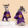 Ropa nueva para mascotas transfronteriza Halloween estampado gato perro camiseta perro mediano y pequeño Primavera y Otoño casual ropa de dos patas
