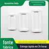 Fivela Quadrada de Plástico Branco Fivela de Boca Quadrada Fivela de Segurança Fivela de Segundo Engate Fivela Quadrada de Plástico para Mochila Acessórios para Roupas Fivela de Acessórios