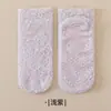Calcetines de Piso Antideslizantes de Coral Fleece de Color Sólido para Otoño e Invierno con Extra de Felpa y Calcetines Cortos Engrosados para Mujer, Calcetines de Maternidad Cálidos y que No Sueltan Pelusa