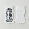 Meias de Yoga Finas de Verão com Cinco Dedos e Dedos Abertos para Pilates Profissional Antiderrapantes Meia-Calça para Mulheres Fitness Dança Esportes