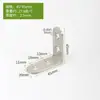Suporte triangular de aço inoxidável engrossado Suporte de ângulo reto de 90 graus de ângulo fixo de ferro suporte de divisória de suporte de carga ângulo de aço inoxidável
