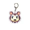 Llavero Acrílico Animal Crossing Colgante Doble Cara Merchandising de Dibujos Animados Animal Crossing