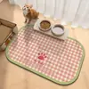 Alfombrilla universal para comida de mascotas para gatos y perros, absorbente, resistente al desgaste, a prueba de fugas, antideslizante y a prueba de salpicaduras, adecuada para que los gatos la usen como alfombrilla de alimentación