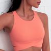 Traje de Yoga Cosido Europeo y Americano de Primavera y Verano Falda Corta Ropa de Fitness Chaleco Deportivo a Prueba de Golpes Pantalones de Yoga de Cintura Alta Conjunto de Tres Piezas
