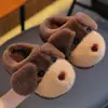 Pantuflas de Algodón para Niños Invierno Engrosadas para Interiores Pantuflas Peludas para Niñas Niños Bebé Antideslizantes Cálidas Zapatos para el Hogar