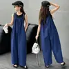 Conjunto de Verano para Niñas 2026 Nuevo y Moderno Conjunto de Dos Piezas de Verano para Niños: Mono Elegante con Chaleco y Tirantes para Niños Mayores