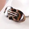 Pinza Plana Ovalada de Nuevo Diseño Popular Transfronteriza, Pinza de Pato, Pasador de Agarre Fuerte para la Parte Posterior de la Cabeza, Accesorio Simple para el Cabello