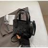 Moda Terciopelo Portátil Bolso Cubo Mujer 2024 Nuevo Popular Cruzado Pequeño Bolso Popular en Internet Súper Popular para Viajar Bolso de Hombro