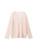 Suéter de Alpaca + Lana de Oveja Suave y Cómodo Cuello V/Cuello Redondo Clip para Fumar Estambre Floral Otoño 2024 para Mujer 082