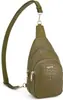 Bolso de Hombro de Cuero para Mujer Bolso Cruzado Bolso de Cintura Moda Casual Versátil Bolso de Pecho para Mujer Bolso Lion Ling