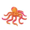 Explosiones de Amazon Adornos de Impresión 3D Ojo de Simulación Pulpo de las Profundidades Marinas Pulpo Actividades Conjuntas