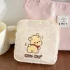 Linda Bolsa de Almacenamiento de Toallas Sanitarias con Dibujo de Pooh y Corazón para Niña, Bolsa Menstrual, Almacenamiento Privado de Toallas Sanitarias, Conveniente, Gran Capacidad