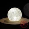 Bola de cristal blanco natural de alta calidad, bola de cristal blanca decorativa, matriz de siete estrellas de cristal, fábrica de bolas de cristal Donghai, venta al por mayor