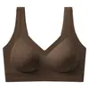 Sujetador push-up sin costuras, de tirantes anchos, antigravedad, diseñado para prevenir la flacidez, sin varillas, adecuado para deportes y como sujetador estilo camiseta sin mangas para mujer
