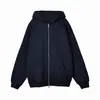 Sudadera de Color Sólido Transfronteriza Suministro Sudadera con Cremallera para Hombre y Mujer Cárdigan Liso Sudadera con Cremallera Stock Disponible