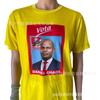 Camiseta de votación para las elecciones presidenciales de Filipinas de 2025, personalizada, de punto de comercio exterior, de poliéster y seda de 110 g, regalo.