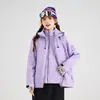 Chaqueta tres en uno del mismo modelo de Luotuo para hombre, carcasa rígida impermeable y cortavientos, adecuada para mujeres menudas, chaqueta deportiva para exteriores y montañismo