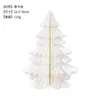 Suprimentos para Decoração de Natal Enfeites de Árvore 3D em Favo de Mel Decoração de Mesa para Festa em Casa Árvore de Natal em Favo de Mel Fixação Magnética