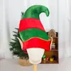 Vendas Diretas de Fábrica Novas Decorações de Natal Chapéu de Elfo Chapéu de Natal de Veludo Dourado para Adultos com Orelhas Chapéu de Elfo