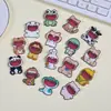 Broche de Panda Sapo Vaca Desenho Animado Boca Grande em Acrílico Acessório para Roupa Pin de Presente