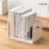 Soportalibros de Escritorio Estantería Pequeña para Libros Oficina Estantería Sencilla Caja de Almacenamiento Organizador de Escritorio para Dormitorio Estante de Almacenamiento