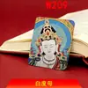 Tara Branca Não Ornamentada Pintada de Dourado Buda Mão Pintada Núcleo de Pintura Thangka Pingente da Montanha Wutai Thangka do Tibete