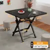 Mesa plegable, mesa de comedor cuadrada, mesa pequeña para uso doméstico, alquiler de apartamentos pequeños, mesa de comedor sencilla, mesa cuadrada