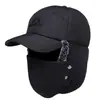 Boné de Baseball Masculino de Meia-Idade e Idoso para Outono e Inverno, Quente, Protege as Orelhas, para Idosos, Pai, Avô, com Forro de Lã