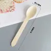 Cuchara desechable con empaque de película de papel kraft toalla estilo americano europeo vajilla para comida occidental cuchara tenedor para llevar almuerzo