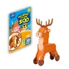 Regalo Día del Niño Rompecabezas Estéreo de Animales 3-6 Años Juguete de Educación Temprana para Niños Pequeños Zoológico León Cebra Elefante de Dibujos Animados
