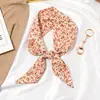 Nuevo tocado de Corea del Sur de primavera bufanda larga de seda estilo retro francés cinta para el pelo de mujer accesorio para el pelo versátil banda para el pelo de cinta personalizada
