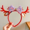 Pinza para el Cabello de Reno Navideño para Mujer Pinza para el Cabello de Fiesta Festiva Accesorio para el Peinado Accesorios de Disfraz Cosplay Lindo Doble Pinza Accesorios para el Cabello