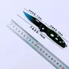 Cuchillo de fruta Boston 830 Scimitar de acero inoxidable, plegable, para exteriores, con clip trasero, para supervivencia en el campo.