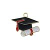 Acessórios DIY transfronteiriços liga gota de óleo temporada de graduação exame solteiro cap mochila tamanho caneta chaveiro pingente pingente