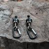 Hebilla Colgante Magnética Fuerte Portátil para Exterior Gancho Magnético Hebilla de Lámpara Quick-Hook Hebilla de Hierro Fija para Lona de Tienda Lámpara de Camping