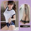 Conjunto Juvenil de Estilo Japonés para Estudiante de Campus, Deportivo, Gimnasia, de Dos Piezas, Sexy, Deseo Puro, Dulce, Traje de Baño, Traje de Marinero