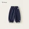 Pantalones de Primavera y Otoño para Niñas Bangxuan Elegantes Pantalones Jogger de Encaje para Bebé Pantalones de Chándal Sueltos para Niños Pantalones Largos para Niños Pequeños Ropa para Niños