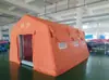 Tienda inflable para mando de emergencia, ayuda en desastres, refugio contra el viento y la lluvia, tienda de alojamiento, tienda de entrenamiento de evacuación de emergencia contra incendios, camuflaje