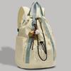 Ins Style Lazy Style Mochila com cordão Simples Casual Ruiying Bolsa de ombro Bolsa escolar Escola secundária Feminina Resistente à sujeira