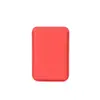 Portatarjetas magnéticas populares transfronterizos para teléfonos móviles, estilo de negocios simple, diseño abierto, funda para tarjetas de cuero PU con imán fuerte Magsafe