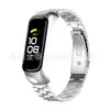 Adequado para Samsung Galaxy Fit2 pulseira de metal Samsung R220 pulseira de três elos pulseira de aço inoxidável corrente da moda
