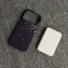 Adequado para iPhone 18 Pro Max capa de telefone magnética com padrão de fibra de carbono, Apple 17 Kevlar meia-capa 16 capa protetora