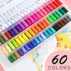 Plumas de Acuarela 12 Colores 24 Colores Doble Punta Suave Plumas de Colores Plumas de Dibujo para Niños Set de Pintura Regalo de Vacaciones